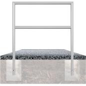 Hoops of steel tube  48 x 2.5 mm | Total width 1200 mm | hot-dip galvanized